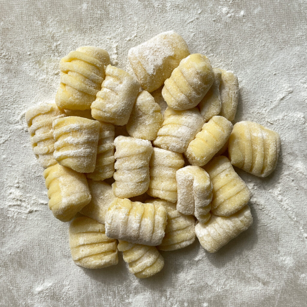 Homemade Gnocchi for one
