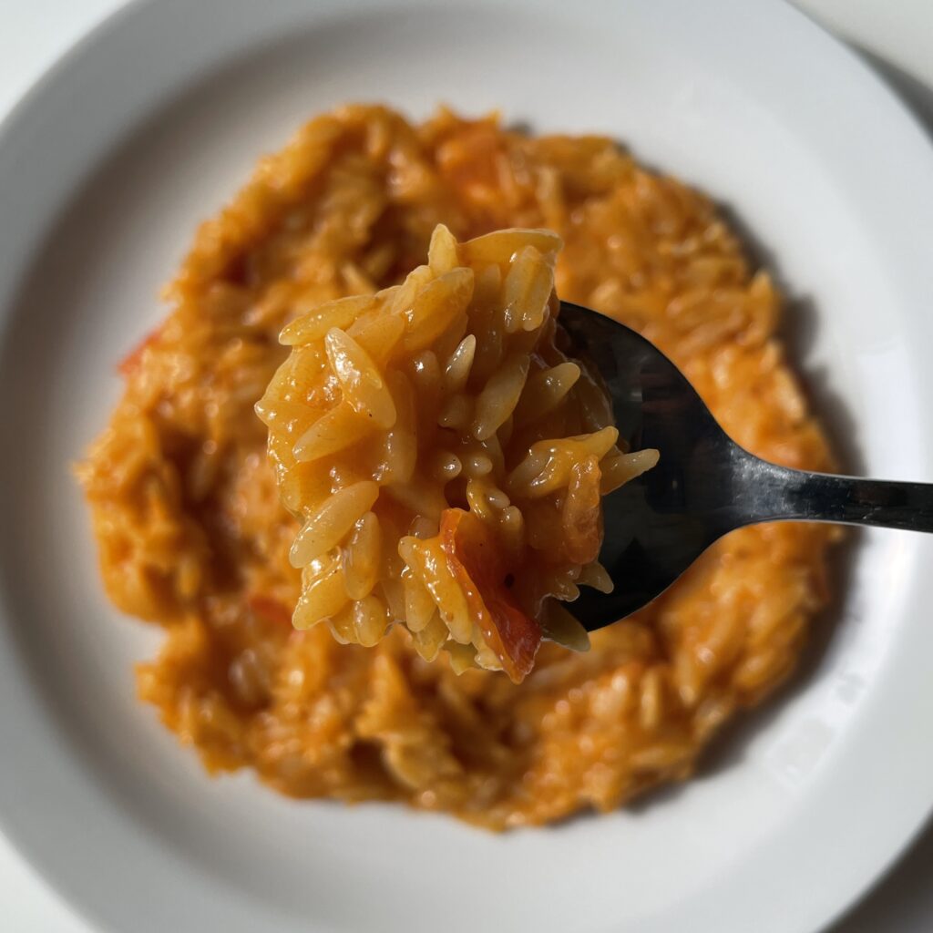 20 min Tomato Orzo 