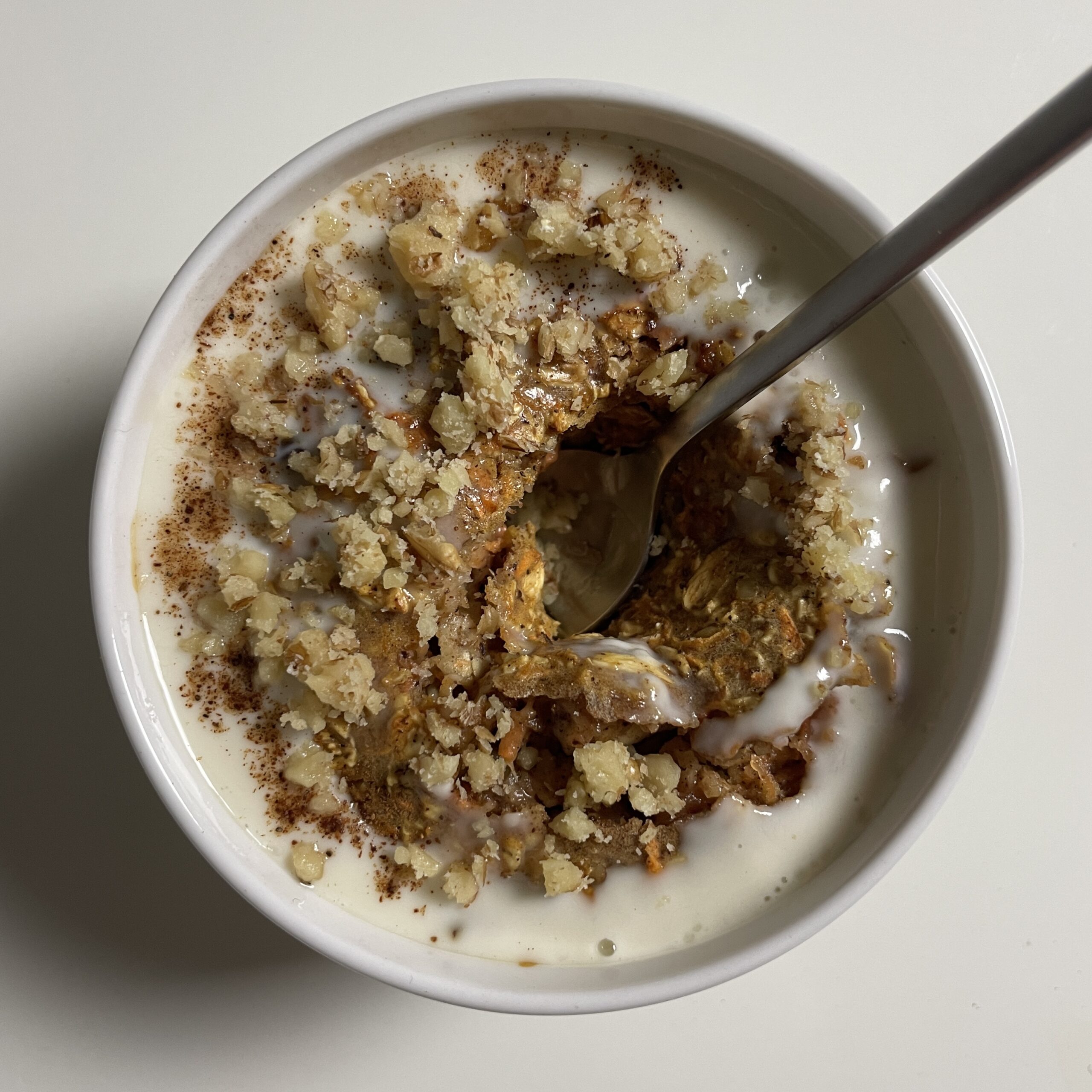 Unblended Carrot Cake Baked Oats (Air Fried)