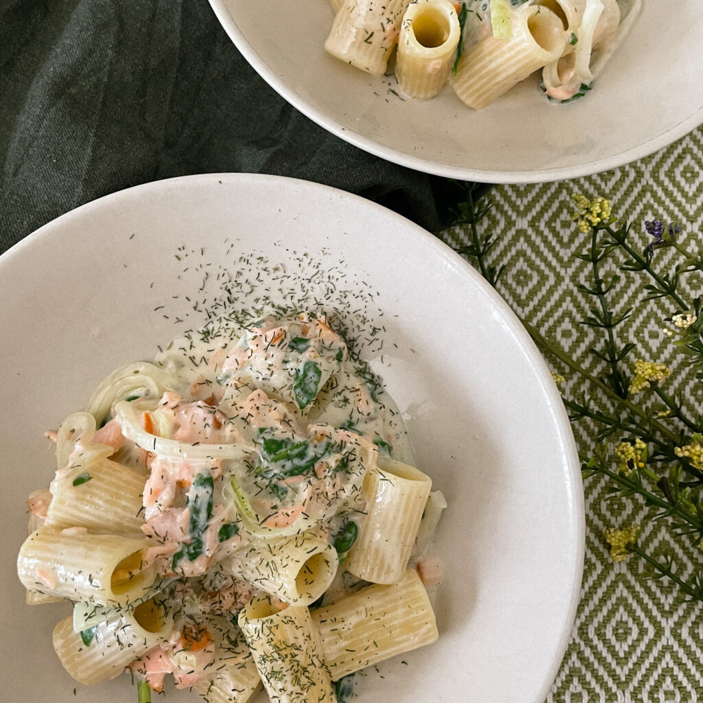 Super Simple Salmon Pasta